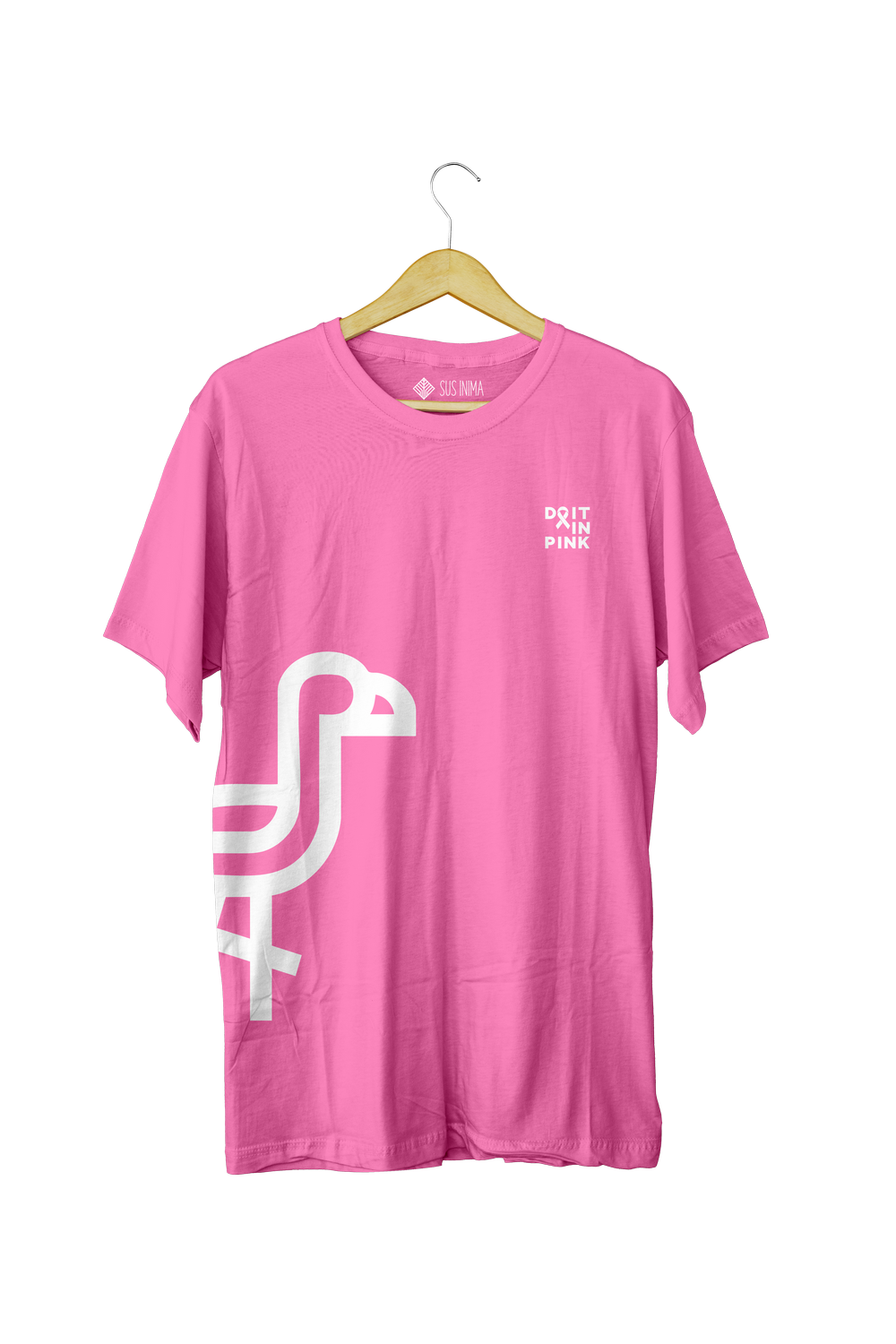 #DoItInPink Flamingo – Tricou roz Stella Muser