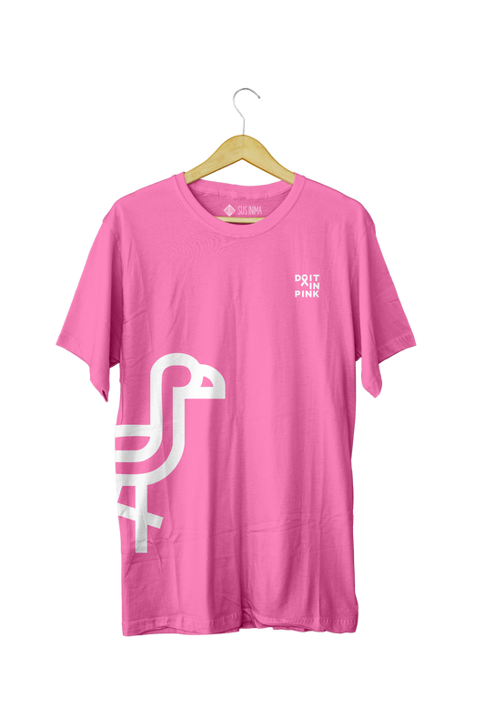 #DoItInPink Flamingo – Tricou roz Stella Muser