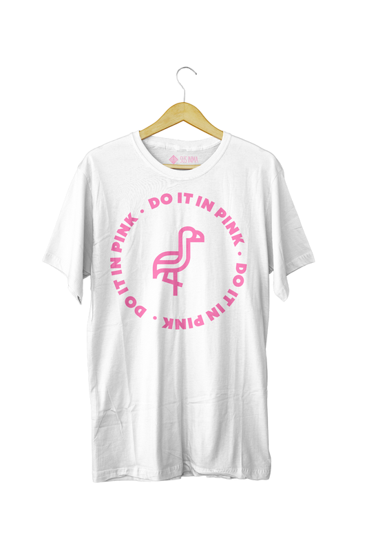 #DoItInPink Unity – Tricou alb Stella Muser 